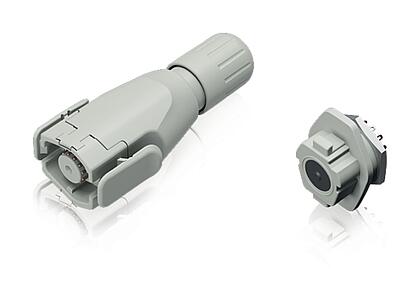 Snap-in ELC connectors for medical applications