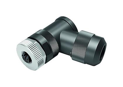 自动化技术。电压和电源供应--弯角孔头电缆连接器_823_2_WD_L_4pol_schwarz