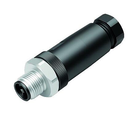插图 99 0629 80 04 - M12 直头针头电缆连接器, 极数: 4, 8.0-10.0mm, 非屏蔽, 螺钉接线, IP67, 不锈钢