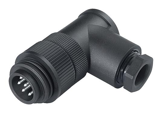 插图 99 0217 210 07 - RD24 弯角针头电缆连接器, 极数: 6+PE, 8.0-10.0mm, 非屏蔽, 螺钉接线, IP67, PG 11
