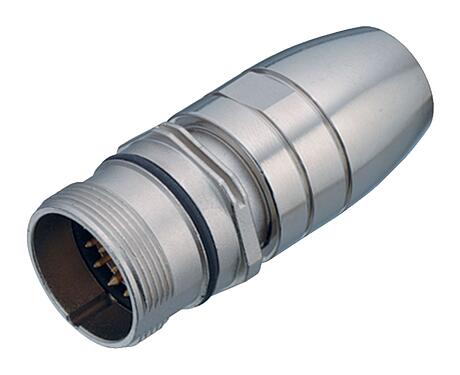 插图 99 4647 00 19 - M23 对插插头, 极数: 19, 6.0-10.0mm, 可接屏蔽, 焊接, IP67