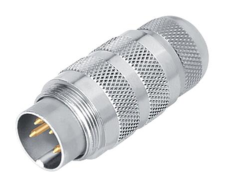 插图 M16 直头针头电缆连接器, 极数: 8 (08-a), 4.1-7.8mm, 非屏蔽, 焊接, IP68, UL 2238, 符合AISG, 短文