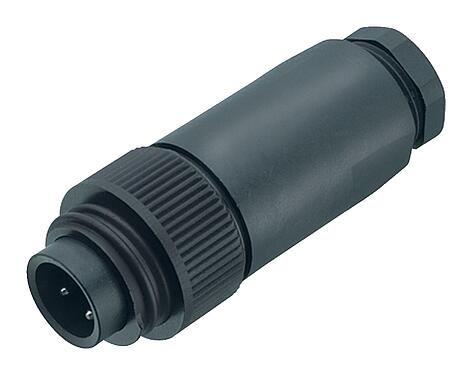 插图 RD24 直头针头电缆连接器, 极数: 6+PE, 8.0-10.0mm, 非屏蔽, 螺钉接线, IP67, PG 11