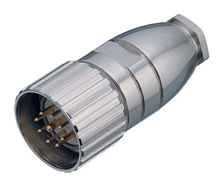 插图 99 4605 00 12 - M23 直头针头电缆连接器, 极数: 12, 6.0-10.0mm, 非屏蔽, 焊接, IP67