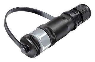 M12 Female cable connector, Contacts: 5, 4.0-6.5 mm, unshielded, screw clamp, IP68/IP69K, for outdoor, UV resistant