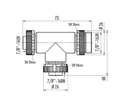Scale drawing 09 2474 100 04 - 7/8