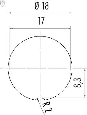 安装说明 09 0128 90 07 - M16 孔头法兰座, 极数: 7 (07-a), 非屏蔽, THT, IP67, UL, 板前安装