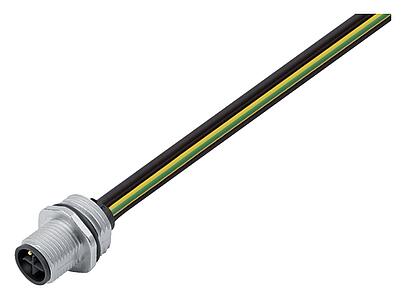 Automation Technology - Voltage and Power Supply--Male panel mount connector_814_3_FS_Li