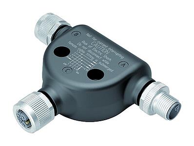 Automation Technology - Voltage and Power Supply--Twin distributors, T-distributor, male connector - 2 female connector_823_T-Verteiler_SDS