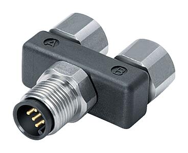 Automation Technology - Sensors and Actuators--Twin distributors, Y-distributor, male connector - 2 female connector_765_1_Y_VA