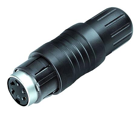 3D视图 99 4834 00 12 - Push Pull 直头孔头电缆连接器, 极数: 12, 4.0-8.0mm, 可接屏蔽, 焊接, IP67