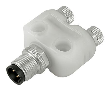 插图 79 5232 00 04 - M12/M8,M8 双分线盒,Y 型分配器, 针头连接器 - 2  孔头连接器, 极数: 4/3, 非屏蔽, 插拔式, IP68, UL, 带LED的PNP
