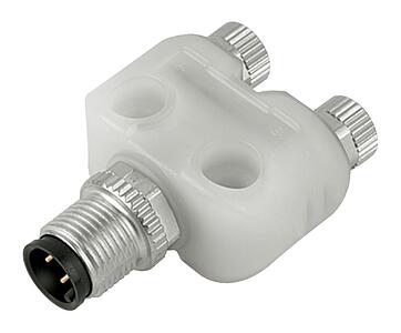 Automation Technology - Sensors and Actuators--Twin distributors Y-distributor, male connector - 2 female connector_765_2fach_M12S_M8DD