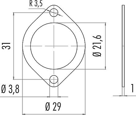 Scale drawing Seal
