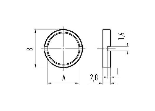 Scale drawing alternatively CuZn38 Pb2 Rmin. 410