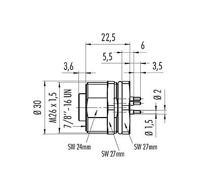 Scale drawing 09 2450 180 05 - 7/8