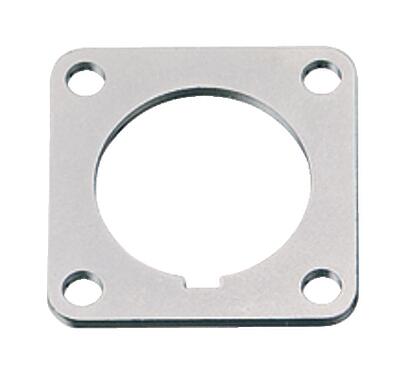 Illustration 04 0106 001 - M16 IP40 - square flange for flange connectors; series 581/680/682