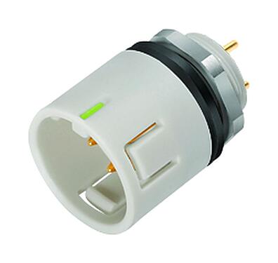 Illustration 99 9135 490 12 - Snap-In Male panel mount connector, Contacts: 12, unshielded, THT, IP67