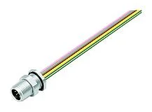 Automation Technology - Sensors and Actuators--Male panel mount connector_763_3_FS_vv_BG_Li_8p