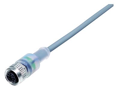自动化技术.传感器和执行器--直头孔头电缆连接器_763_2_KD_SK_LED_PVC