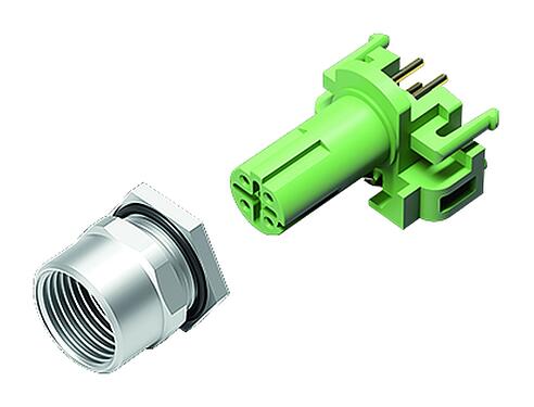 Illustration 99 3732 200 04 - M12 Female panel mount connector, Contacts: 4, unshielded, THR, IP67, UL, M12x1.0
