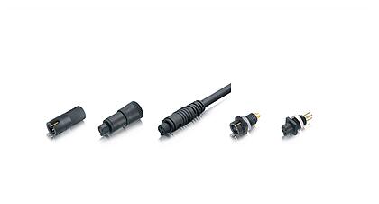 Subminiature snap in connector IP40