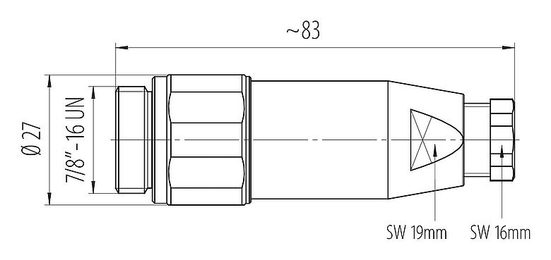 Scale drawing 99 2441 282 03 - 7/8