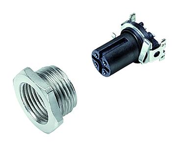 Automatisierungstechnik - Sensorik und Aktorik--Flanschdose_763_4_EBD_SMT_schirm_Gehaeuse_13mm