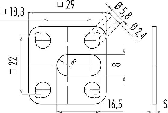 Scale drawing Seal