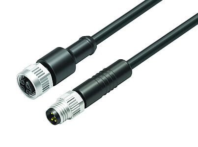 自动化技术.传感器和执行器--针头电缆连接器 - 孔头带电缆连接器 M12x1_VL_KDM12-77-3430_KSM8-3405-50004_black