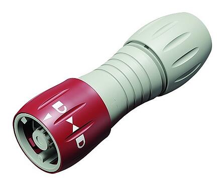 Illustration Bayonet Male cable connector, Contacts: 8, 6.0-8.0 mm, unshielded, solder, IP67 (when unplugged as well)