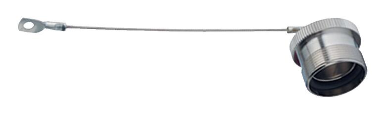 Illustration 08 1201 000 000 - M23 - Protection cap for flange connectors with female thread; Series 623
