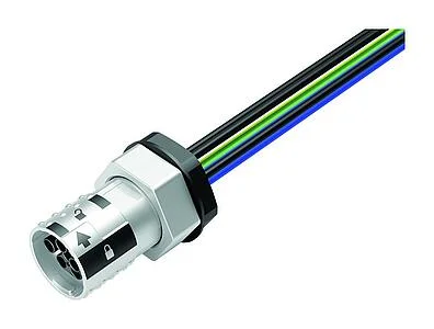 电源连接器--孔头法兰座_615_4_FD_schirm_Li