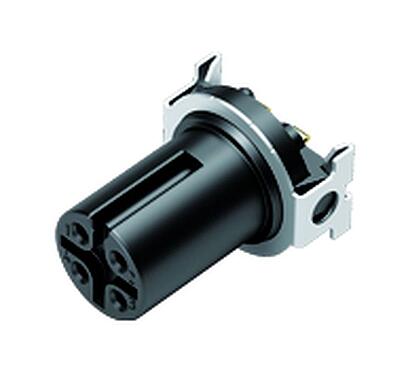 Illustration M12 Female receptacle, Contacts: 4, unshielded, SMT, IP67