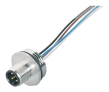 Automation Technology - Sensors and Actuators--Male panel mount connector_763_3_Met_BG