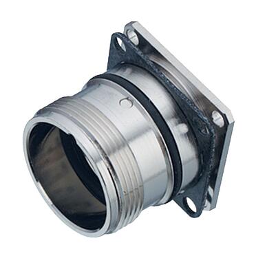 Illustration 99 4608 80 12 - M23 Female panel mount connector, Contacts: 12, unshielded, solder, IP67, back mounting