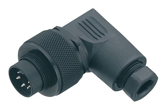 插图 99 0101 118 02 - M16 弯角针头电缆连接器, 极数: 2 (02-a), 4.0-6.0mm, 非屏蔽, 焊接, IP67