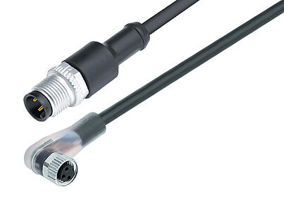 自动化技术连接器-传感器，执行器--针头电缆连接器 - 孔头弯角电缆连接器 M8x1_765_0_10_DG_SK