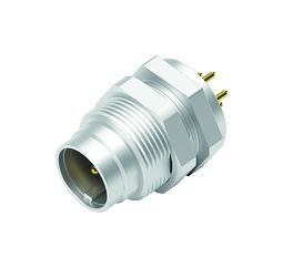 Illustration 09 0097 20 05 - M9 Male panel mount connector, Contacts: 5, unshielded, THT, IP40