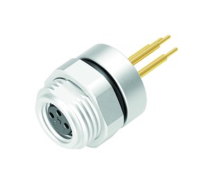 Automation Technology - Sensors and Actuators--Female panel mount connector_718_4_FD_RWM_tl_3pol_9,5